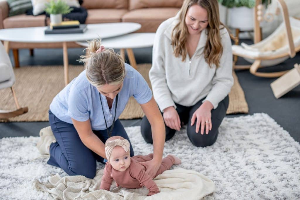 Postpartum support and newborn care planning for expecting parents