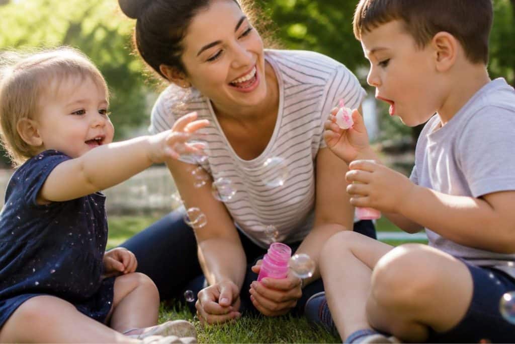 Professional nanny participating in childcare training and continuing education.