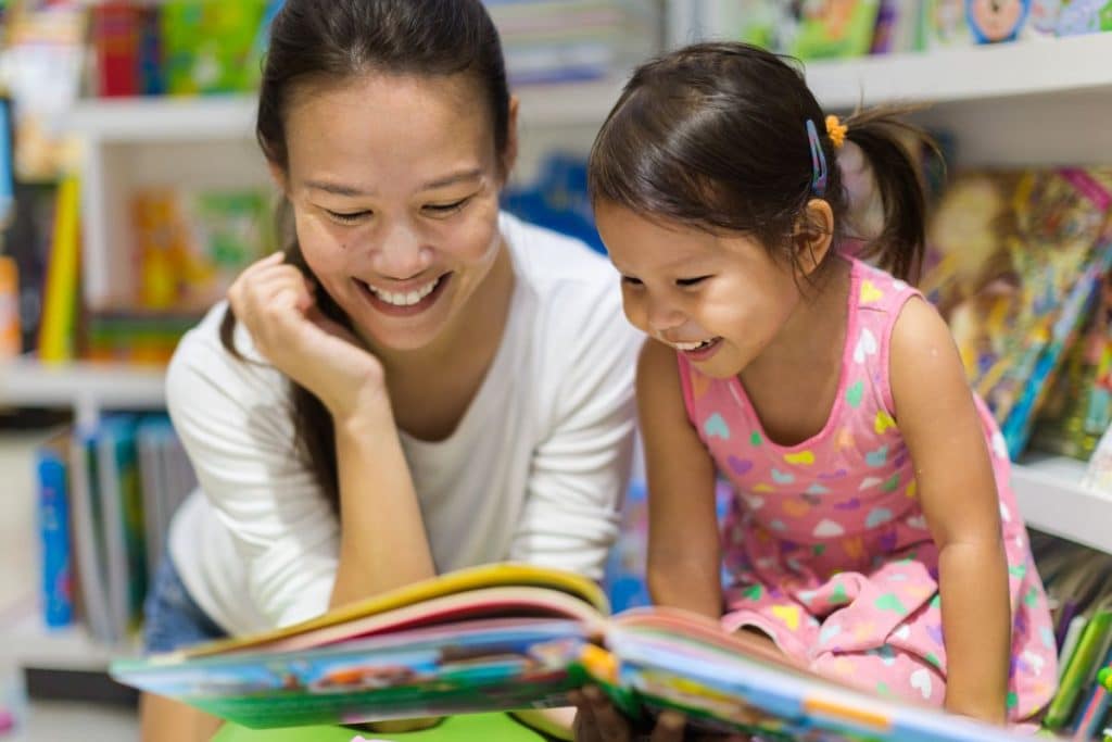 Nanny building trust and a strong relationship with children